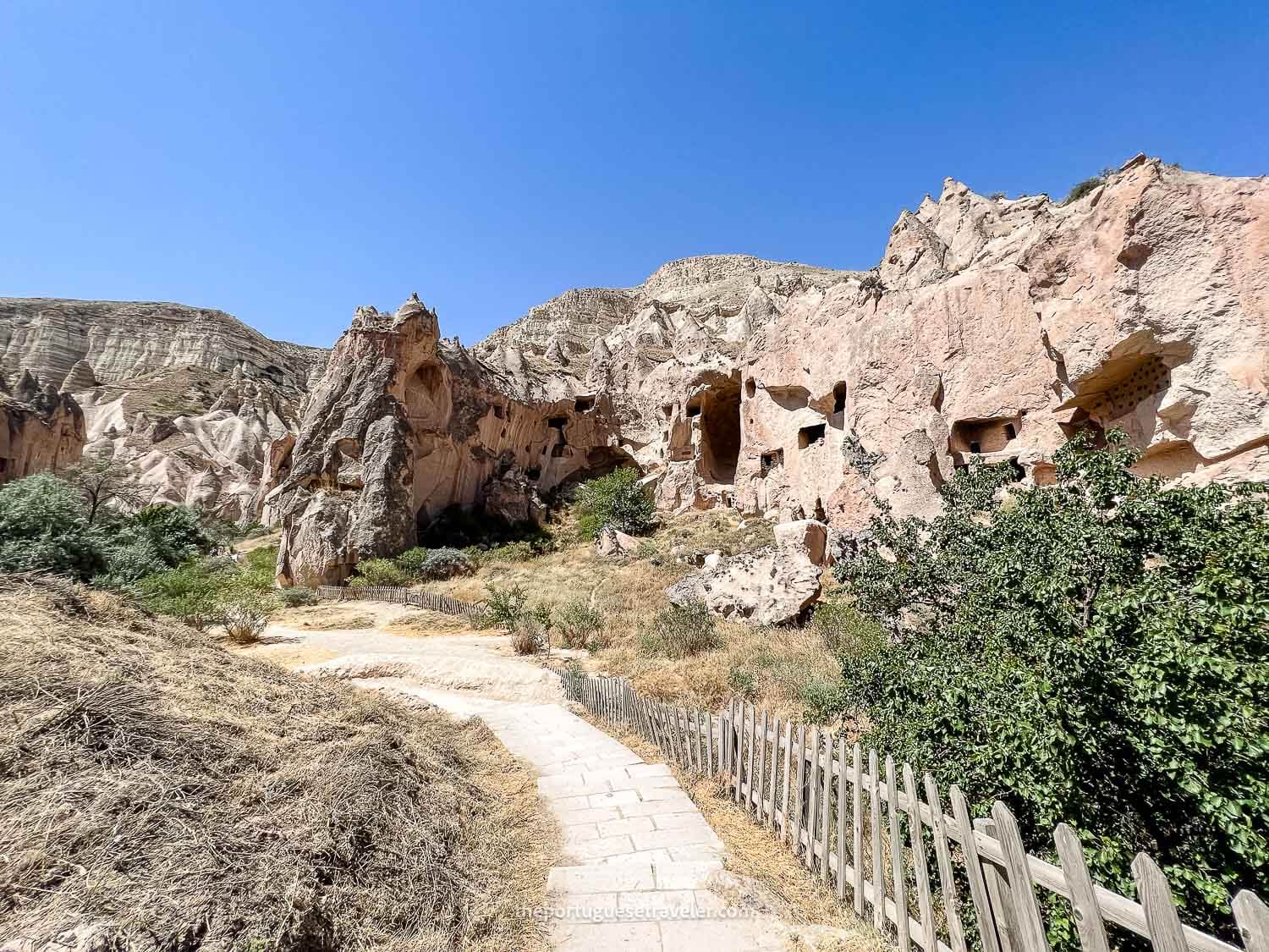 The Zelve Open Air Museum, on the Cappadocia Red Tour